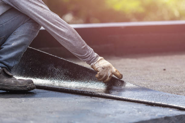 Professional Emergency Waterproofing technician working in Franklin Lakes, NJ